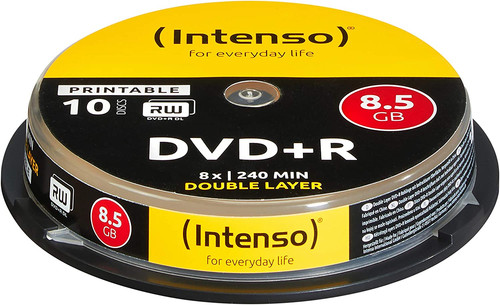Dvd 5gb dl print 10 - dvd, 8.5gb