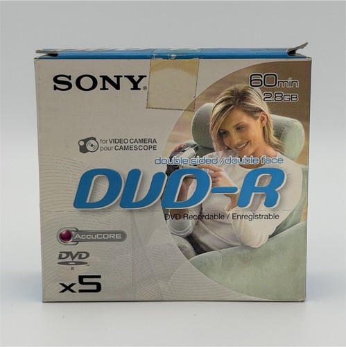 Sony dvd min 8gb - min, double