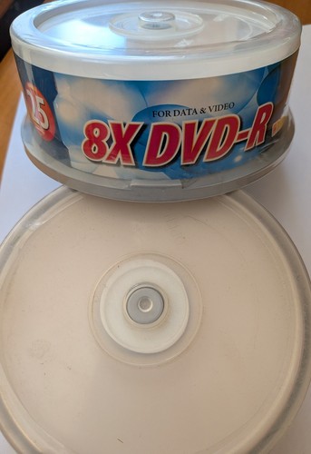 Campana dvd vergini - dvd-r, laser
