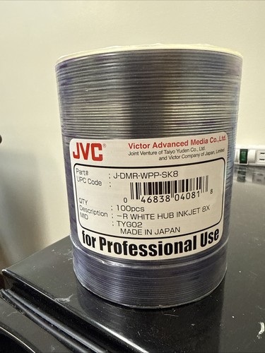 Jvc taiyo yuden 100 dvd - jvc,