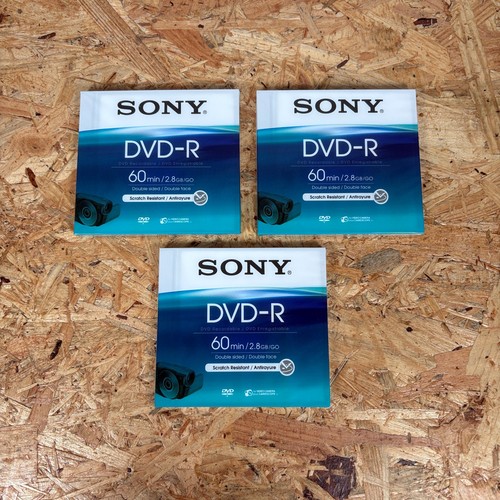 Lotto sony mini - 3, dvd-r