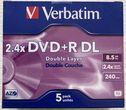 Dvd verbatim - dl, 2.4x