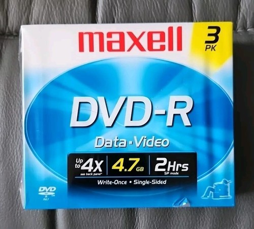 Maxell dvd confezione 3 - dvd-r,