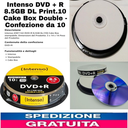 Intenso dvd 8 - dvd, dl