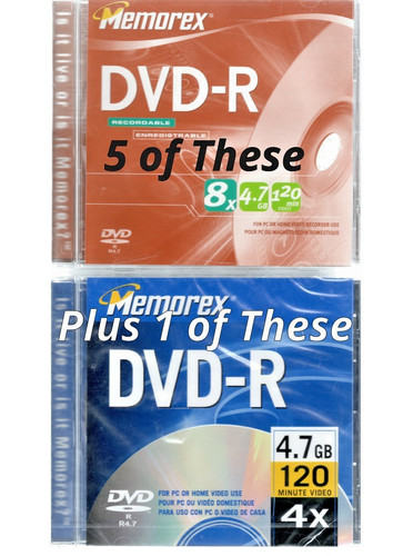 Dischi dvd memorex - -, dvd-r