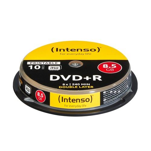 Intenso dvd 5gb - 8.5gb, dl