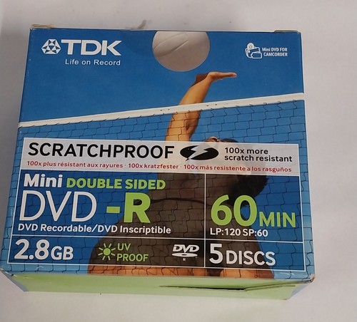 Tdk dvd 8gb 60 min - tdk,