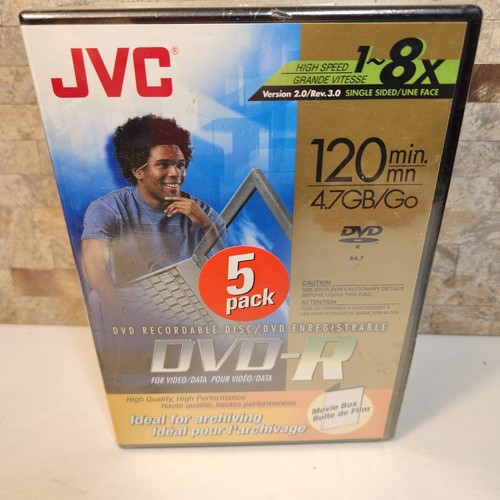Jvc dvd pack 7gb 120min - dvd-r, 5