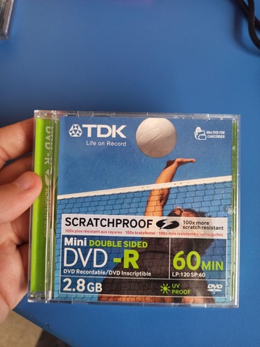 Dvd tdk 8gb - dvd-r, 2.8gb