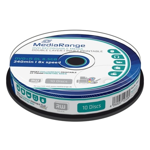Mediarange dvd 8 - mediarange, 8,5