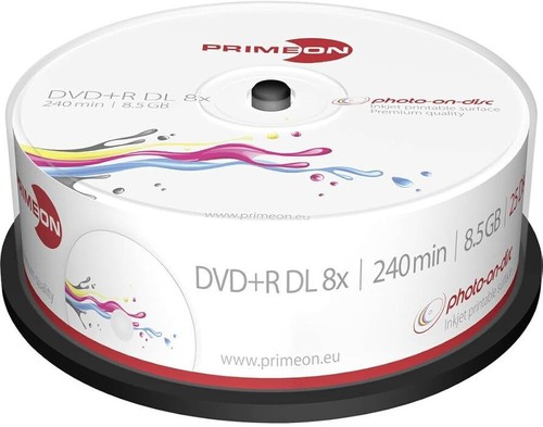 Primeon dvd 5gb 240min - dl, 8,5gb