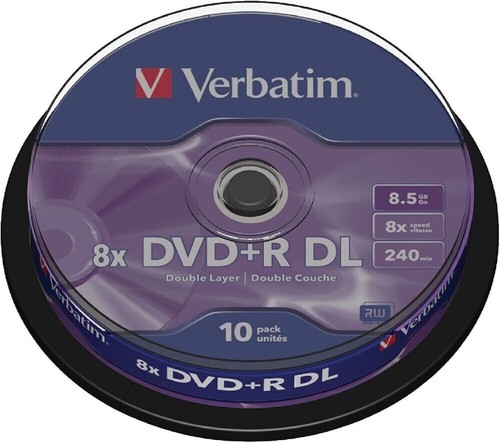 Verbatim dvd double layer - dvd+r, 8x