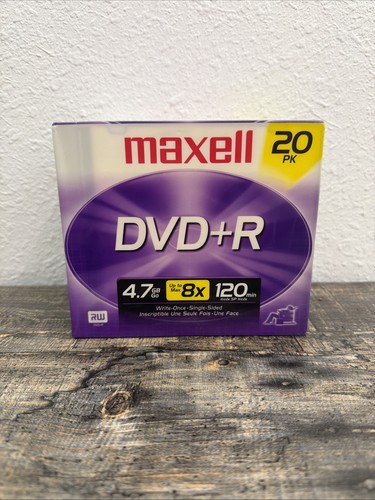 Maxell dvd confezione 20 - dvd+r,