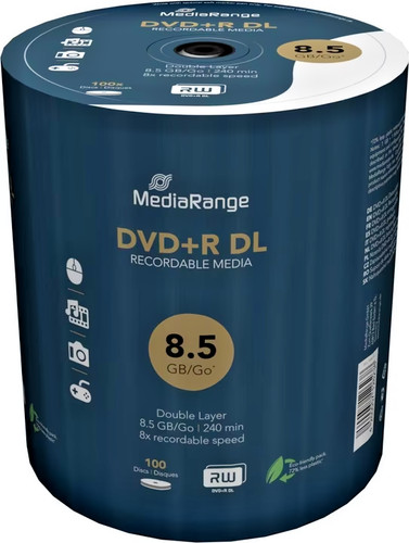 100 dvd vuoti mediarange - 100,