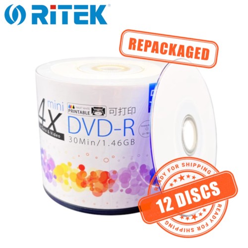 Ritek mini dvd disc 4gb - mini,