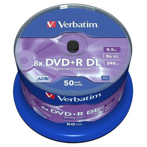 Dvd verbatim 8x dual - dl,